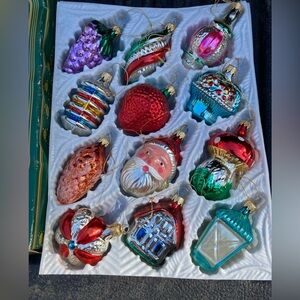 Kurt Adler vintage glass ornaments